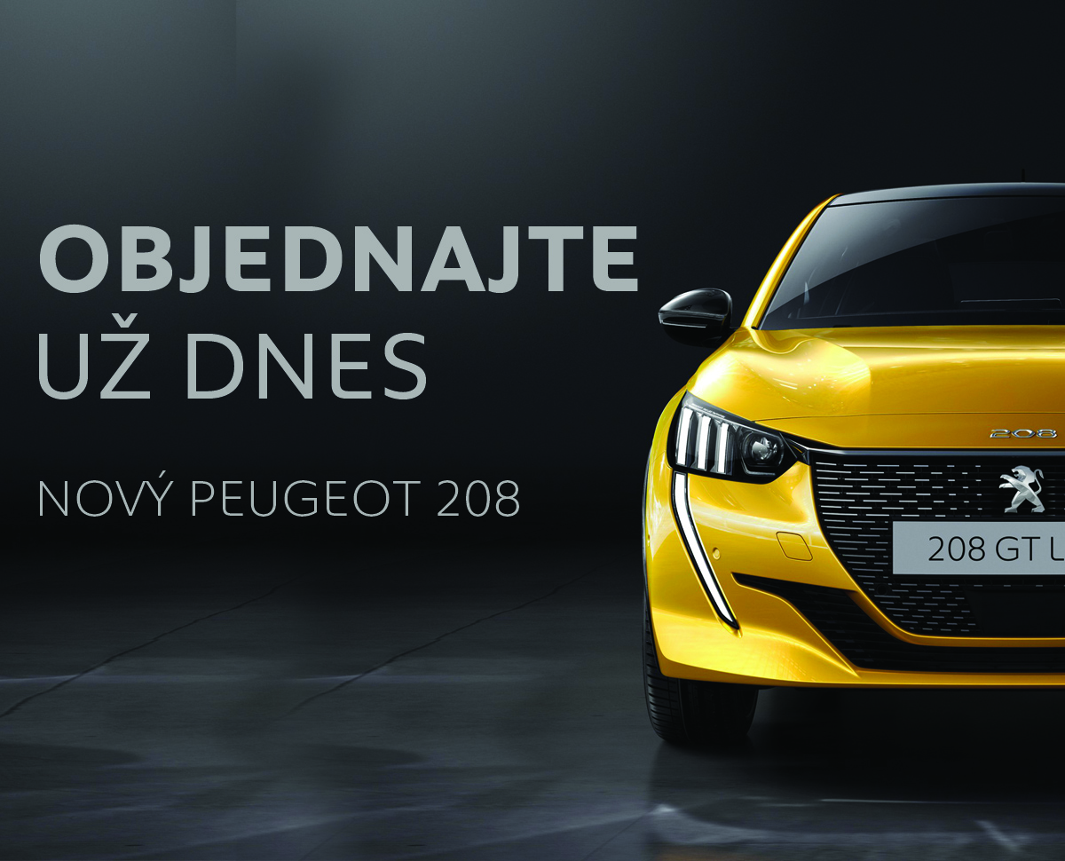 objednajte nový peugeot 208 uz dnes